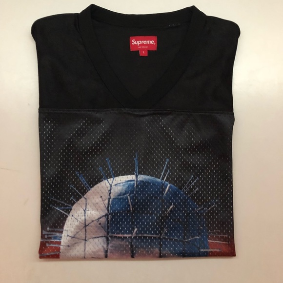 シャツ Supreme Hellraiser Football Jersey Supreme Hellraiser Football Jersey (SS18) - $128